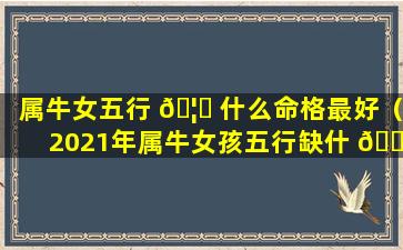 属牛女五行 🦍 什么命格最好（2021年属牛女孩五行缺什 🐞 么）